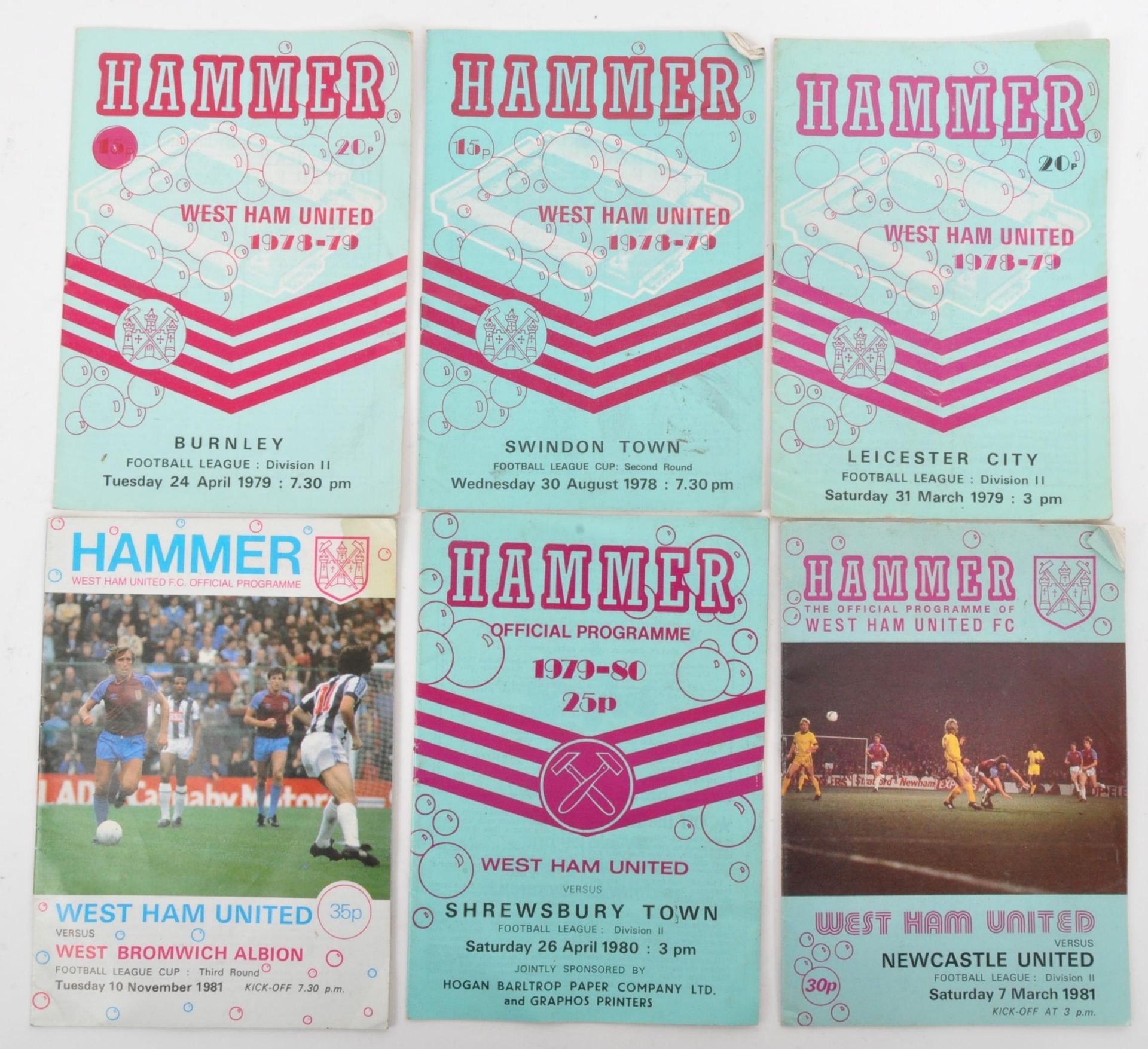 WEST HAM UNITED FOOTBALL MATCH DAY PROGRAMMES - Bild 3 aus 5