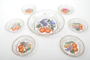 1940S CARNIVAL DEPRESSION GLASS PLATES & DISHES