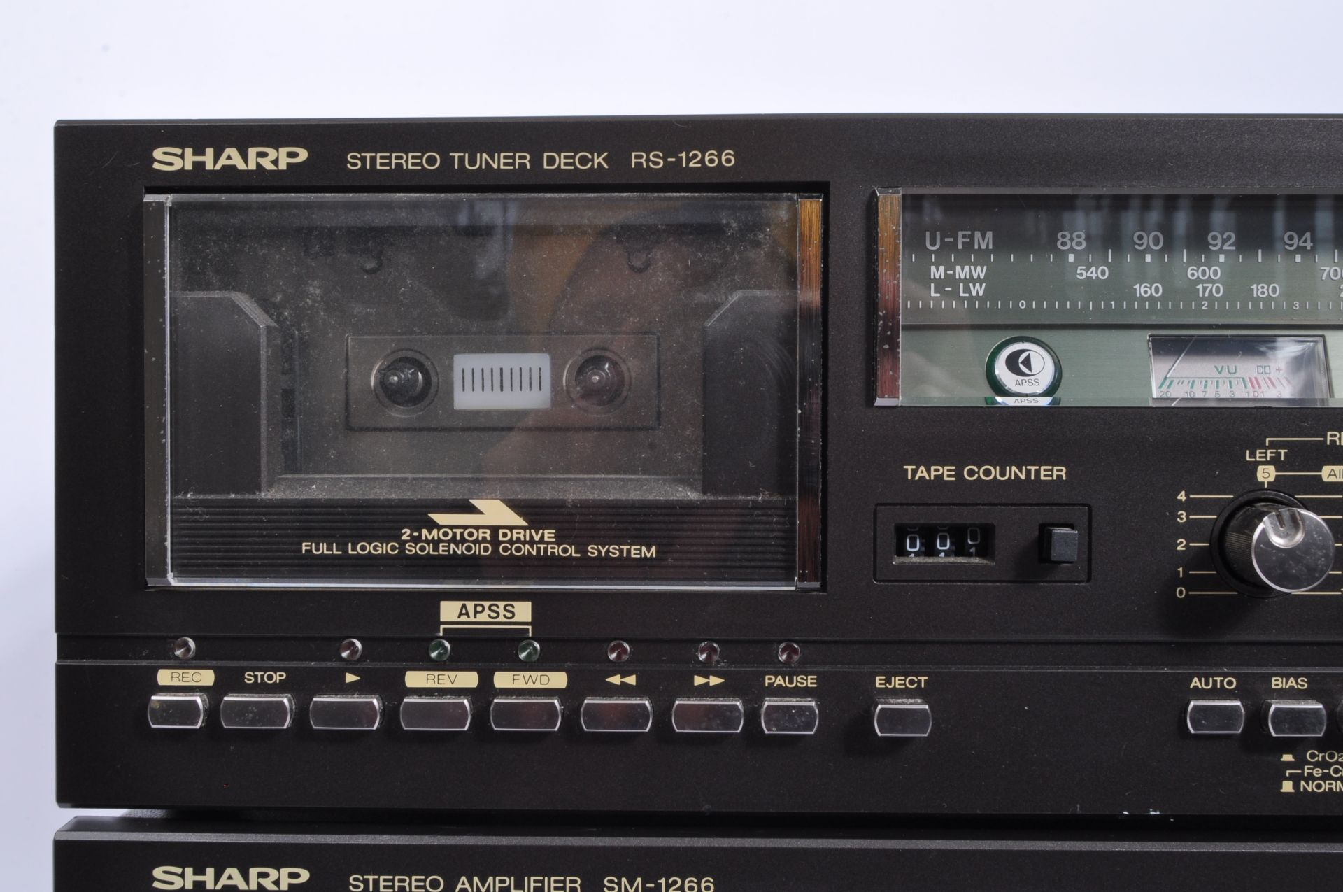 TWO VINTAGE 20TH CENTURY SHARP STEREO SYSTEMS - Image 3 of 6