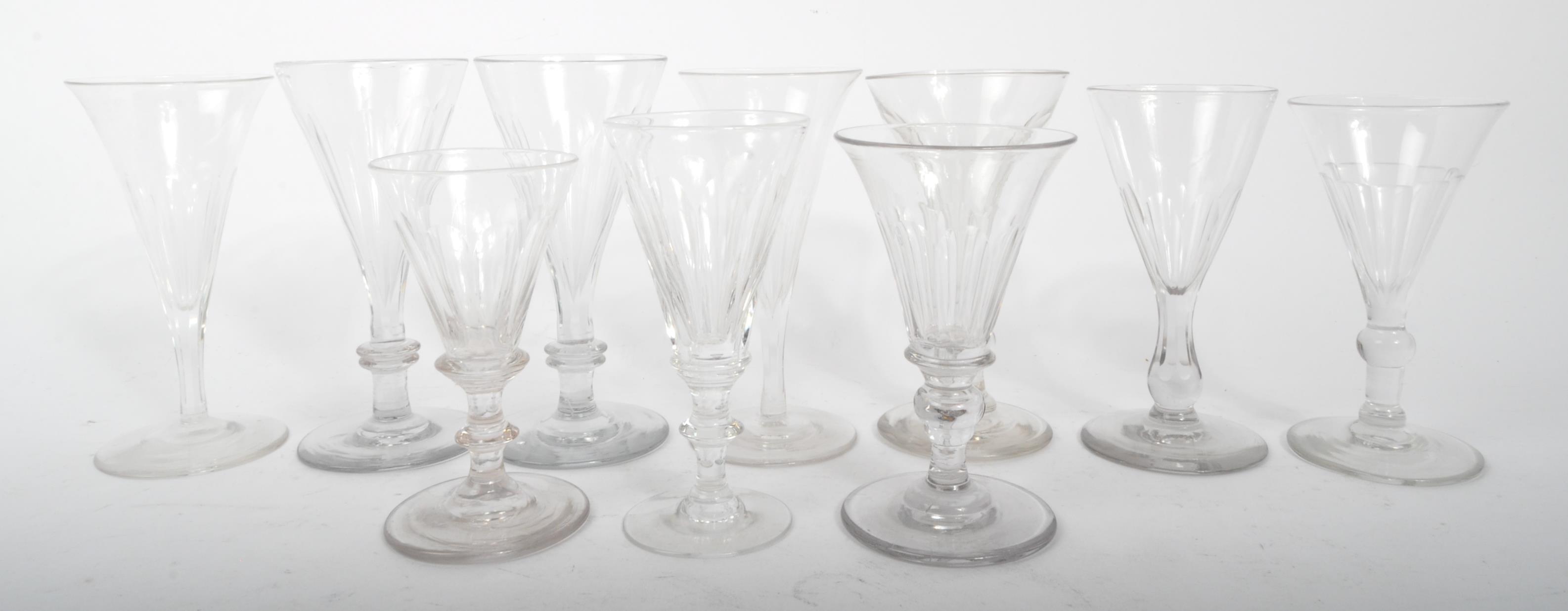 ASSORTMENT OF 18TH & 19TH CENTURY DRINKING GLASSES - Image 2 of 5