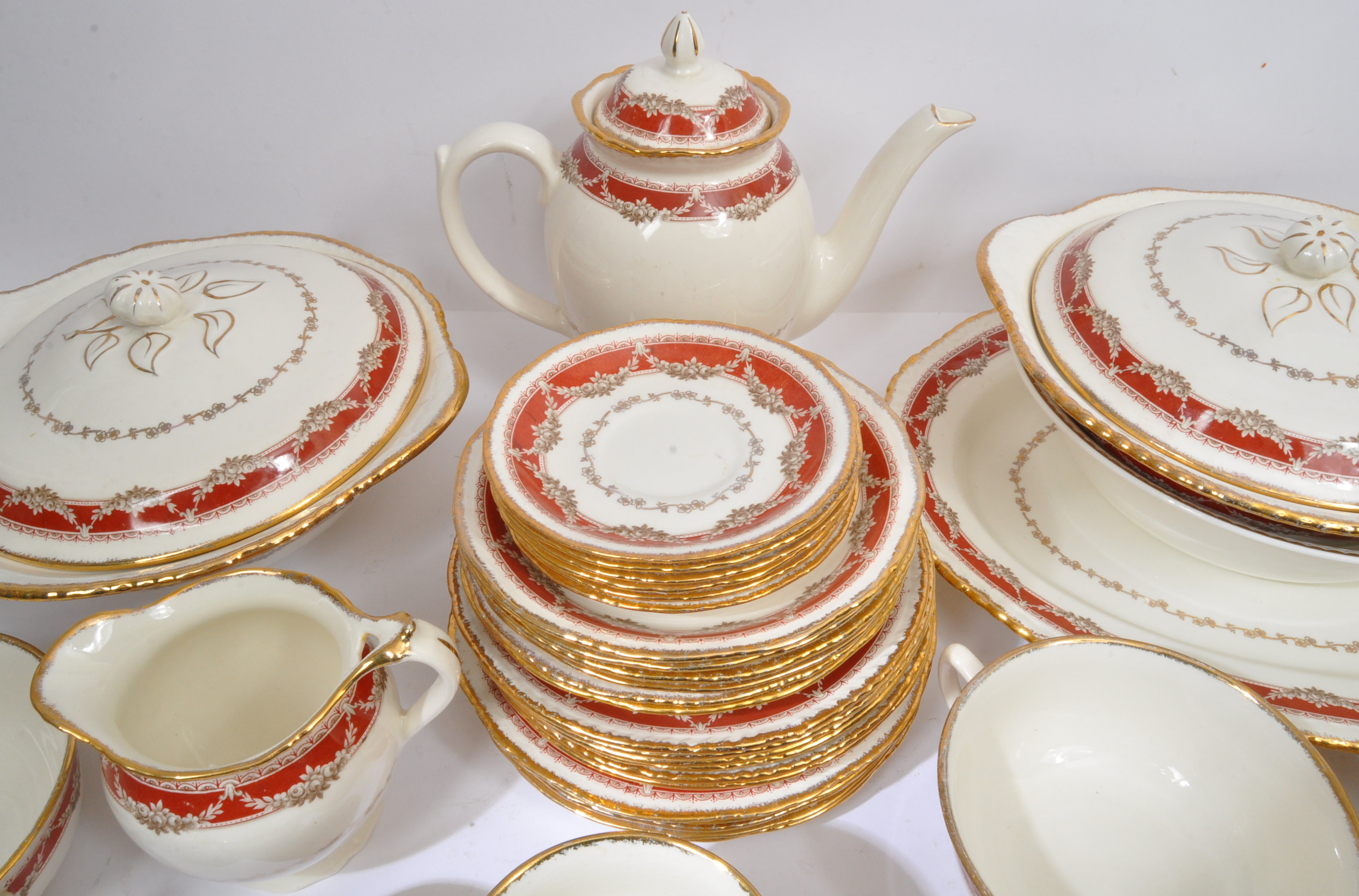 LARGE RIDGWAY CERAMIC TEA DINNER SERVICE - Image 6 of 6