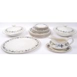 ROYAL DOULTON - BURGUNDY - ENGLISH DINNER SERVICE