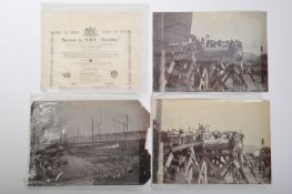 HMS HAWKINS ROYAL NAVY CRUISER ORIGINAL PHOTOGRAPHS
