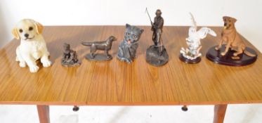 COLLECTION OF SEVEN NOS BOXED DOG FIGURINES