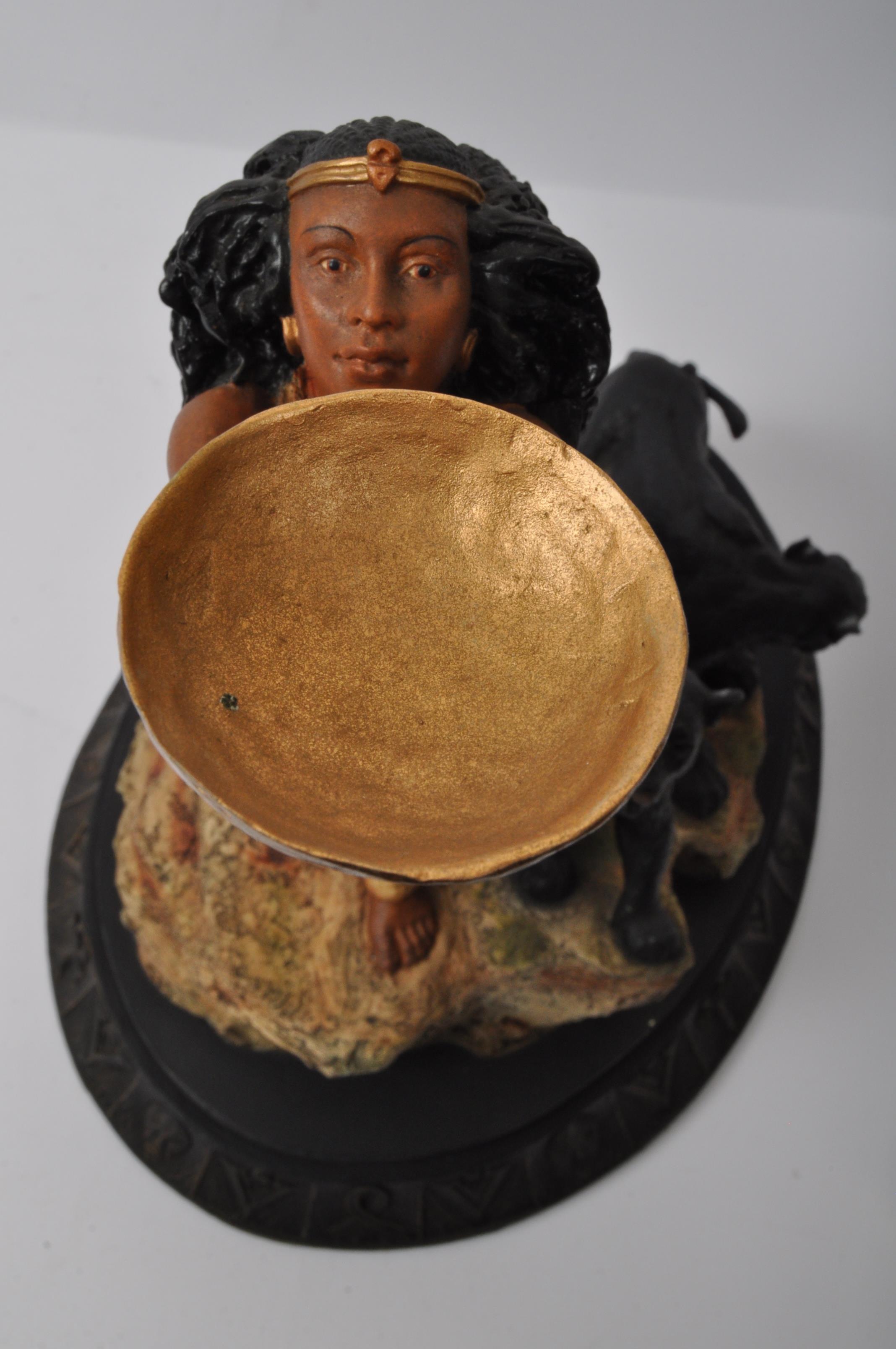 NOS COUNTRY ARTISTS 'PRIESTESS OF THE RAINS' LARGE SCULPTURE - Image 6 of 6