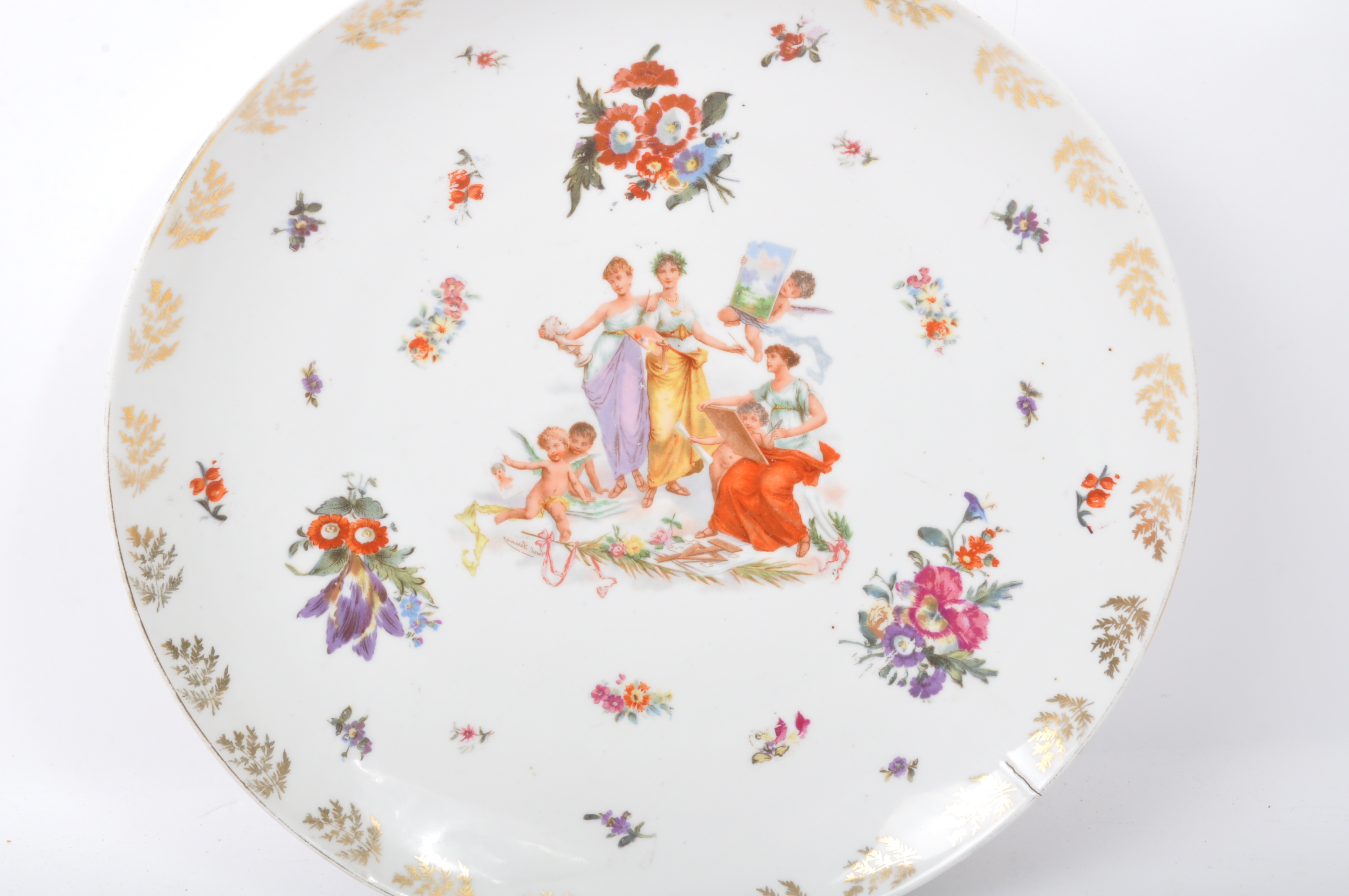 LARGE ROYAL VIENNA STYLE PORCELAIN CHARGER - Image 5 of 5