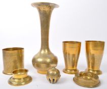 COLLECTION 19TH CENTURY & LATER OF PERSIAN BRASSWARE