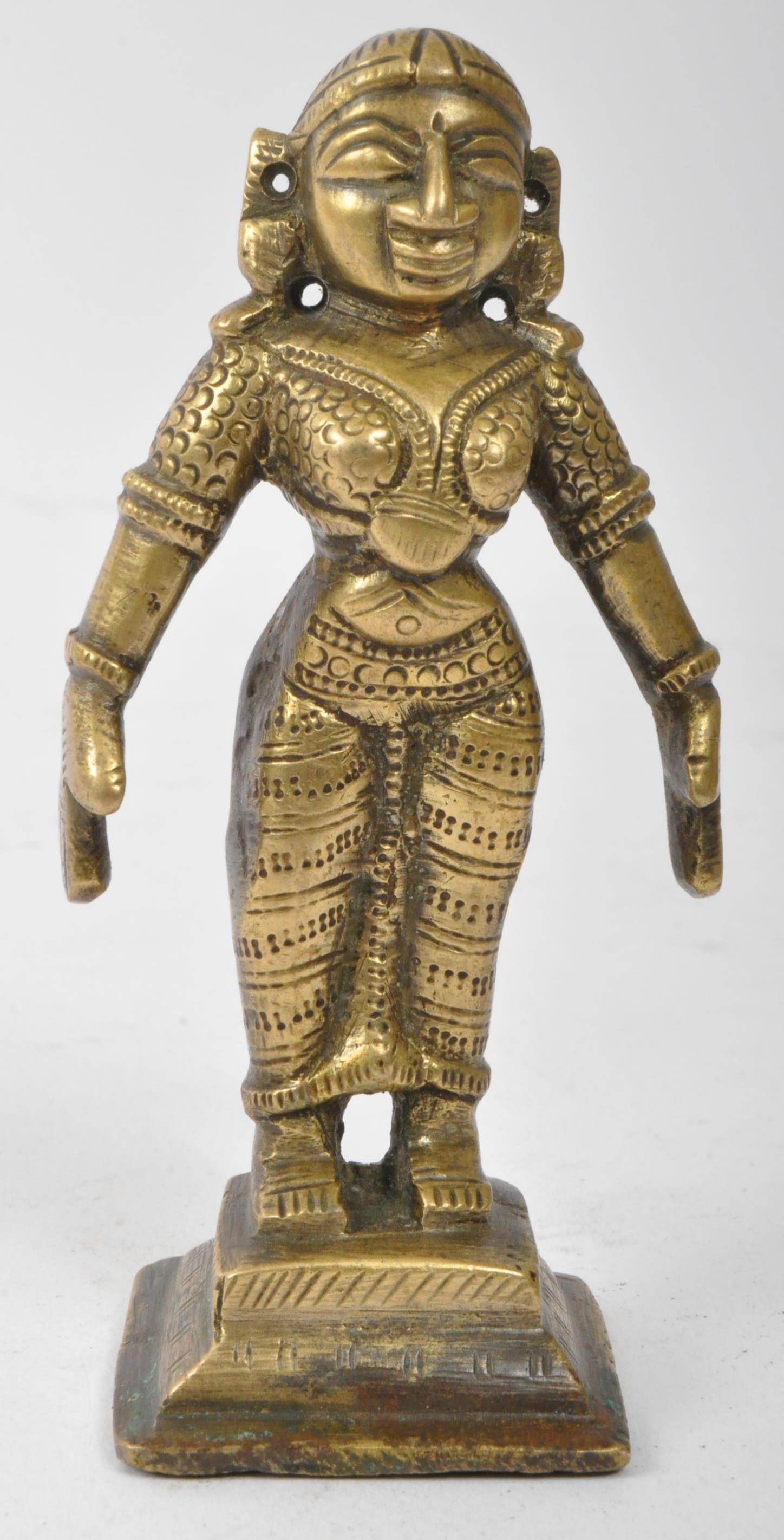 COLLECTION OF BRASS & BRONZE INDIAN & THAI DEITY FIGURES - Image 6 of 6