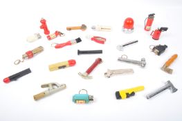 ASSORTMENT OF VINTAGE NOVELTY TOOLS THEMED LIGHTERS