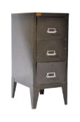 PHILLPUT - MID 20TH CENTURY INDUSTRIAL GREEN FILING CABINET