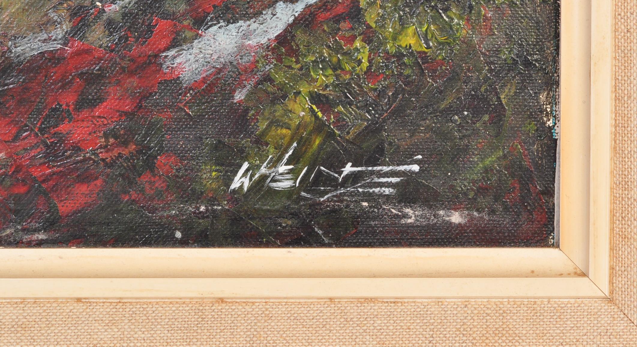 WOLFGANG HEINZ 'ALPINE SCENE' ORIGINAL SIGNED OIL ON CANVAS - Image 2 of 3