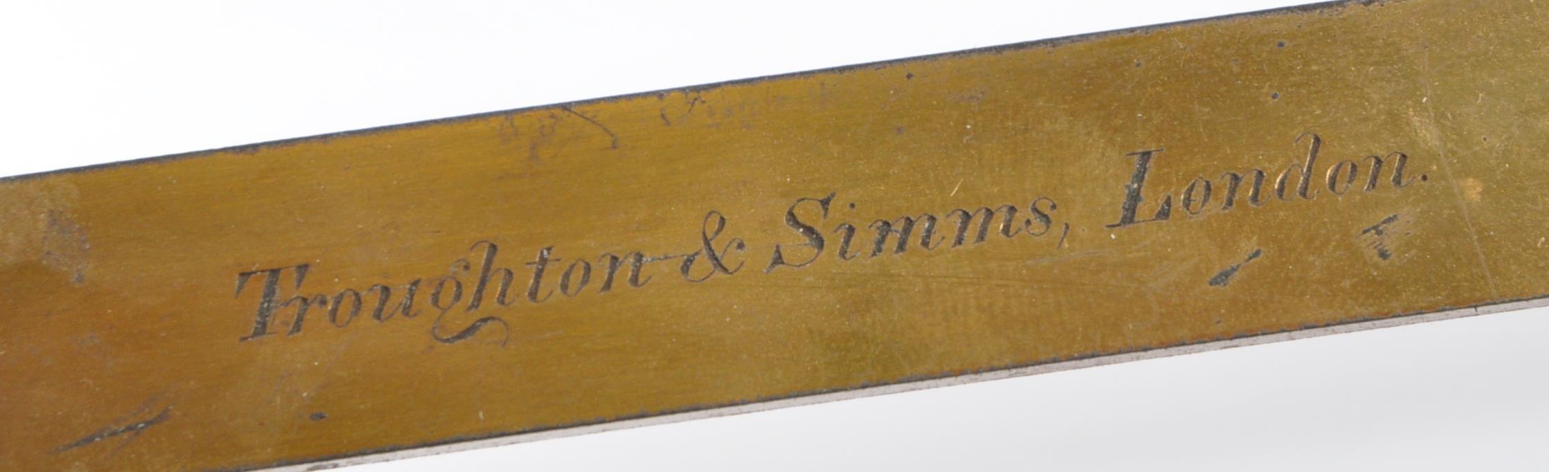 SCIENTIFIC INSTRUMENT - 19TH CENTURY TROUGHTON & SIMMS BRASS - Image 3 of 6