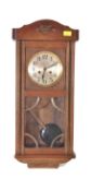 EARLY 20TH CENTURY 1920S OAK WALL CLOCK