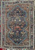 VINTAGE 19TH CENTURY PERSIAN ISLAMIC KARADJA FLOOR RUG