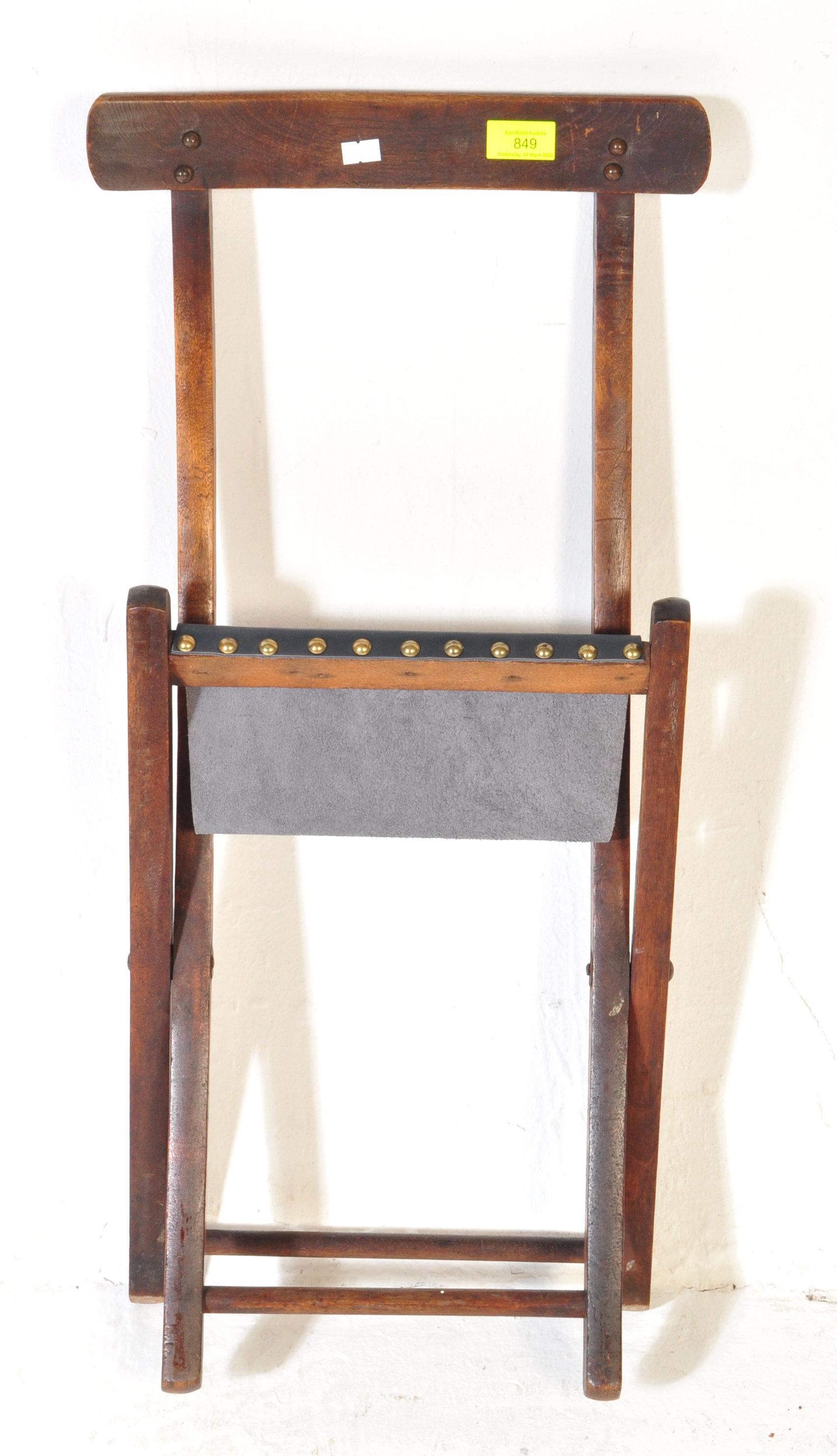 20TH CENTURY WOODEN CHILDREN FOLDING CHAIR - Image 4 of 4