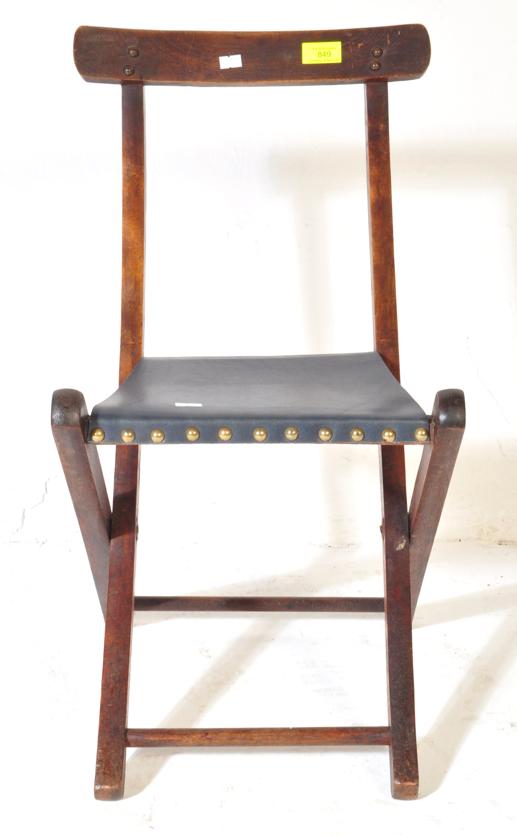 20TH CENTURY WOODEN CHILDREN FOLDING CHAIR - Image 3 of 4