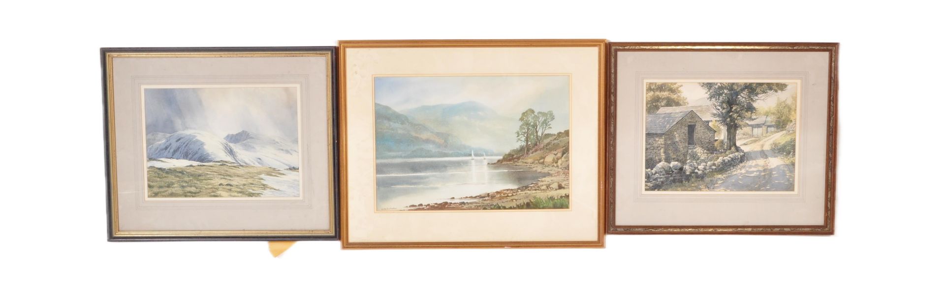 J. INGHAM RILEY - TWO ORIGINAL 20TH CENTURY WATERCOLOURS