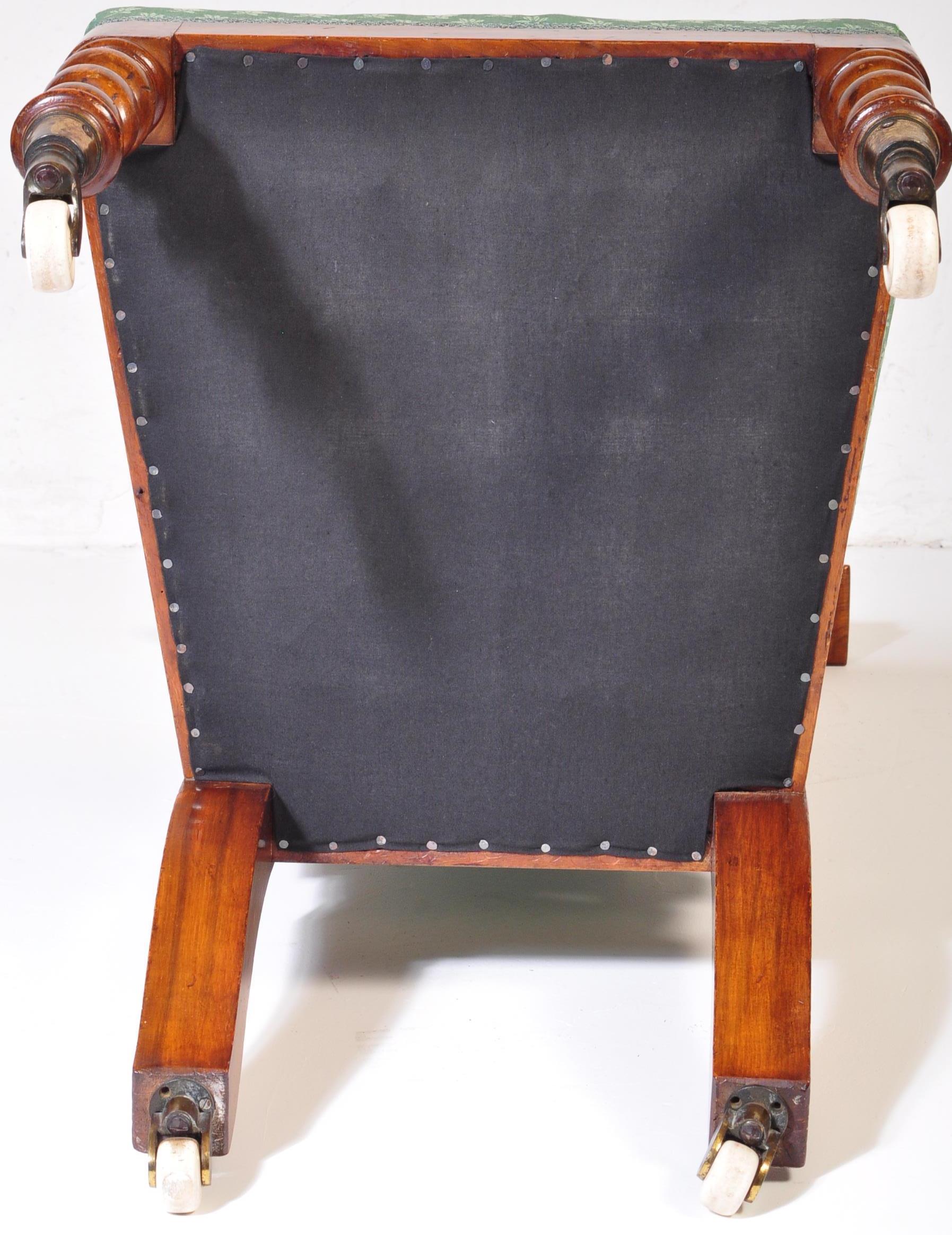 VICTORIAN WALNUT PRIE DIEU PRAYER CHAIR - Image 4 of 4