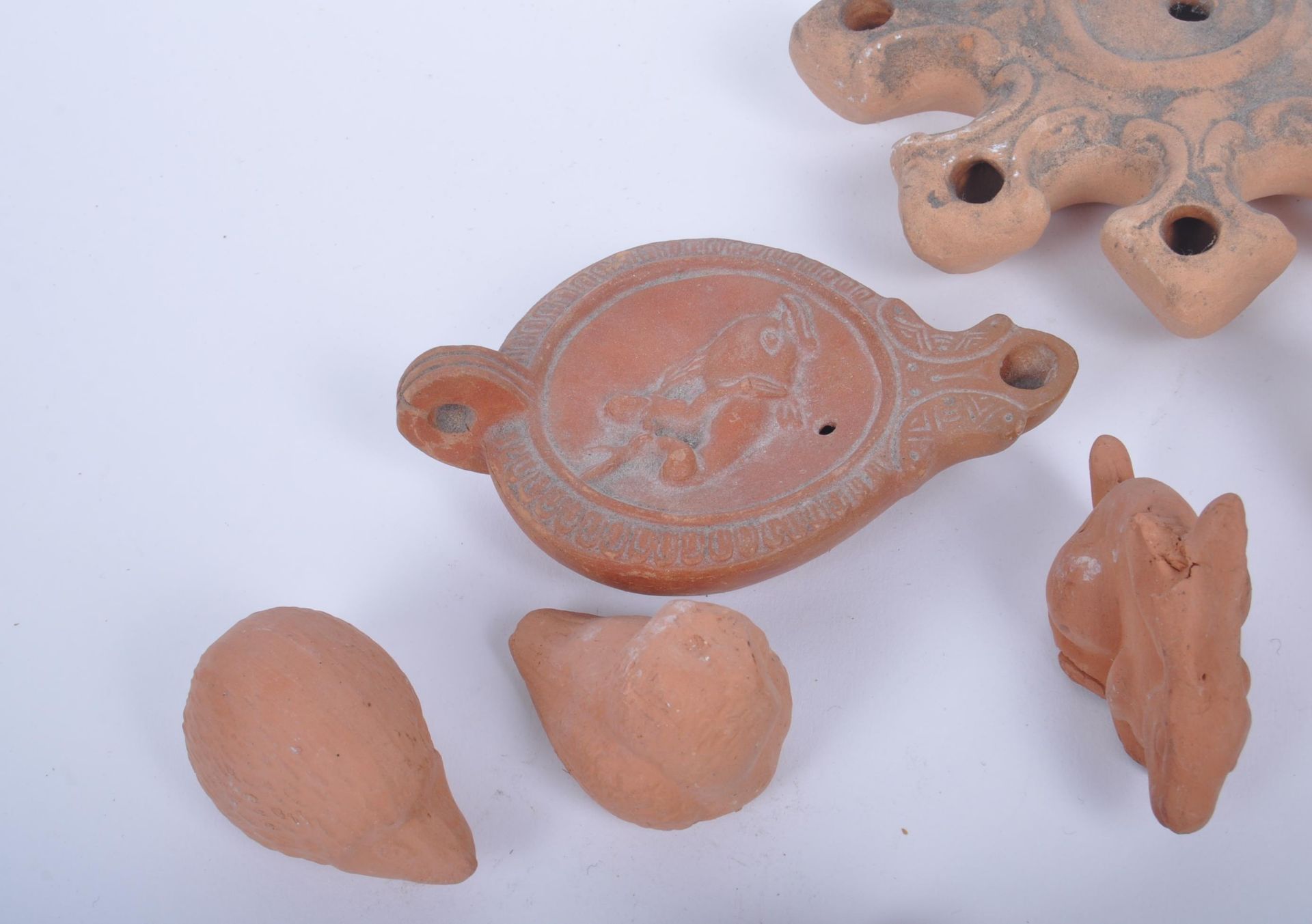 COLLECTION OF TERRACOTTA ANIMALS AND SCULPTURES - Image 4 of 5