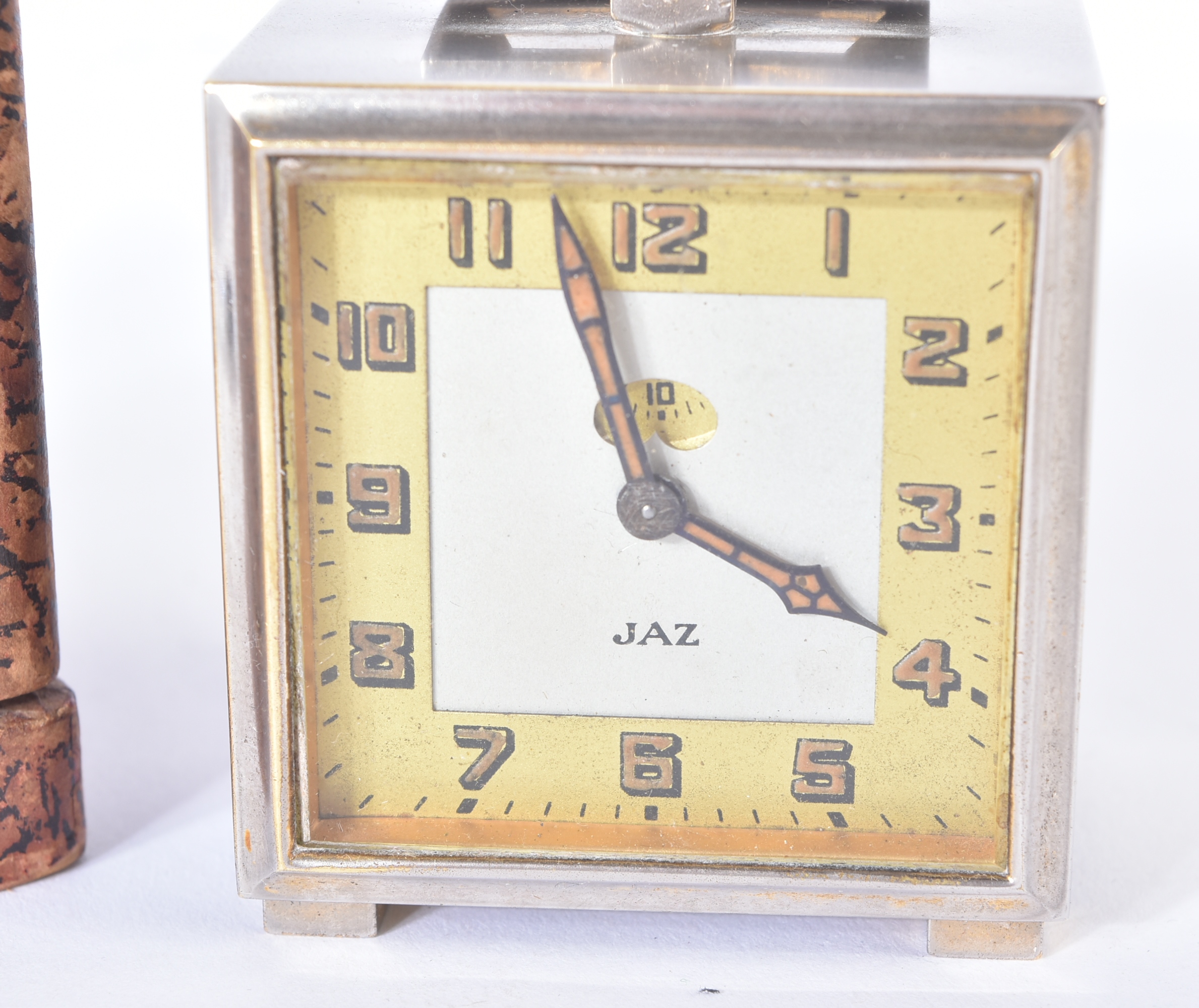 1930S ART DECO FRENCH TRAVEL CLOCK BY JAZ - Image 2 of 4