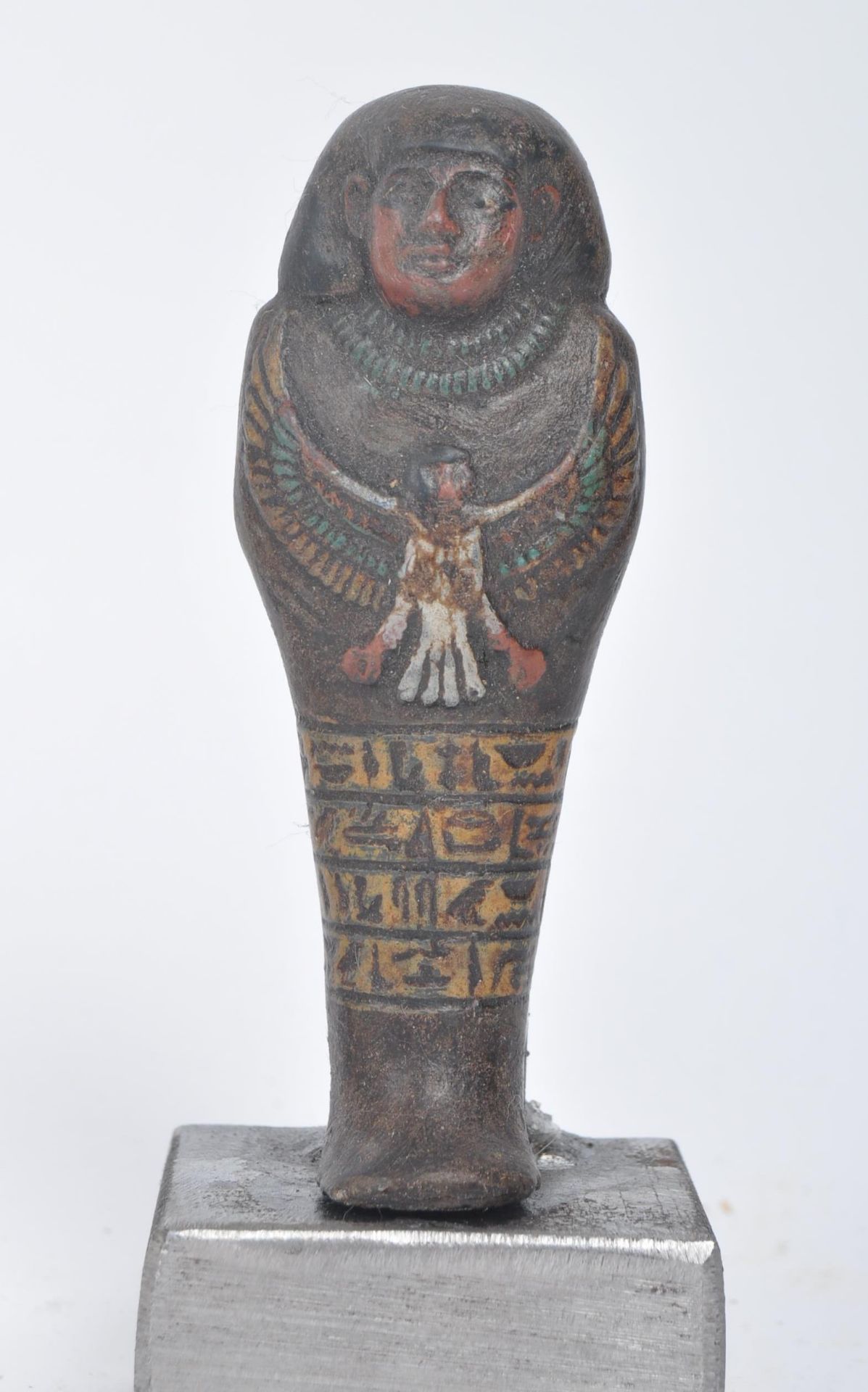 TWO ANCIENT EGYPTIAN USHABTI FUNERAL STATUETTES - Image 2 of 6