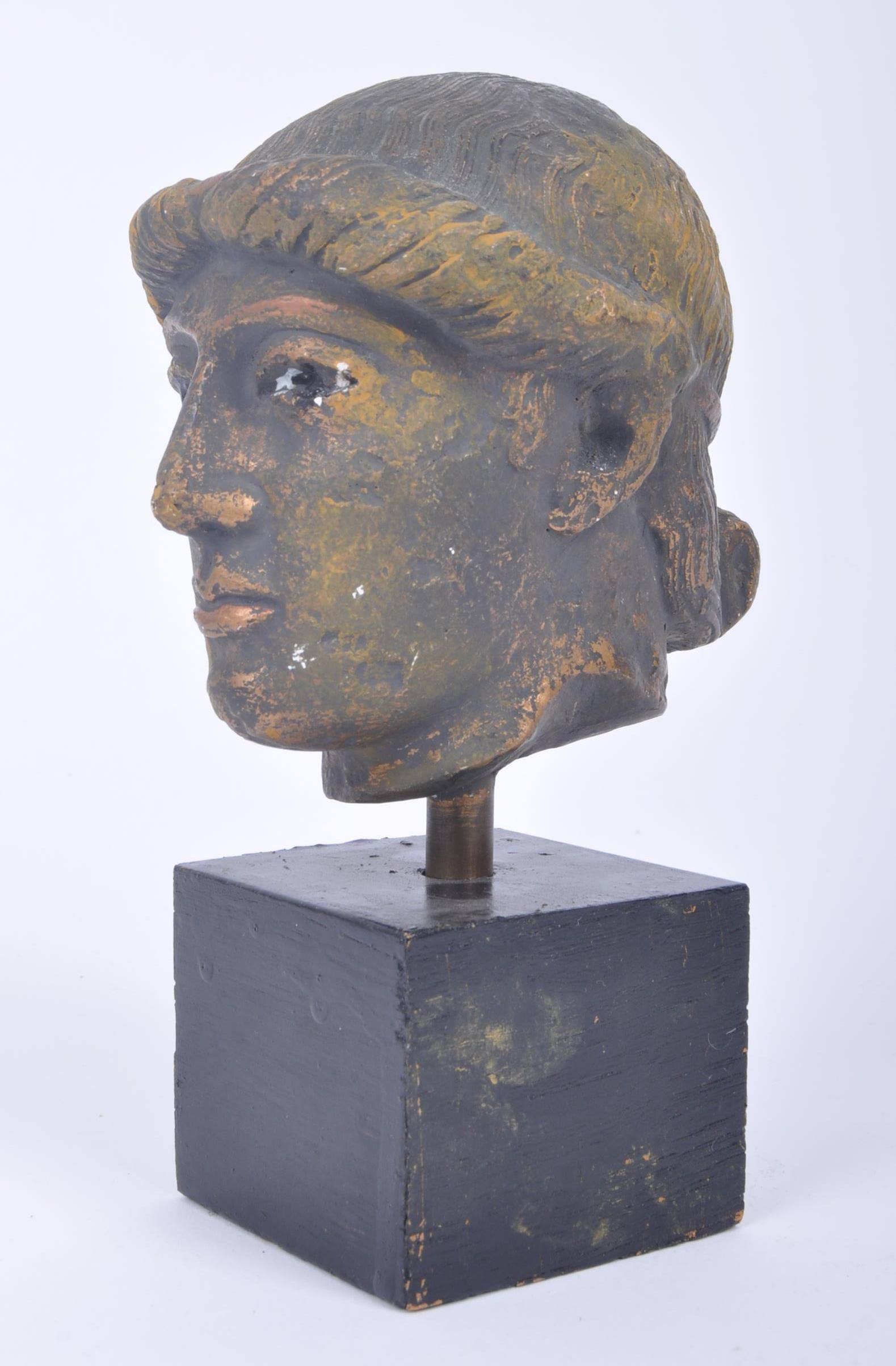 20TH CENTURY ROMAN STYLE PORTRAIT BUST - Image 3 of 5