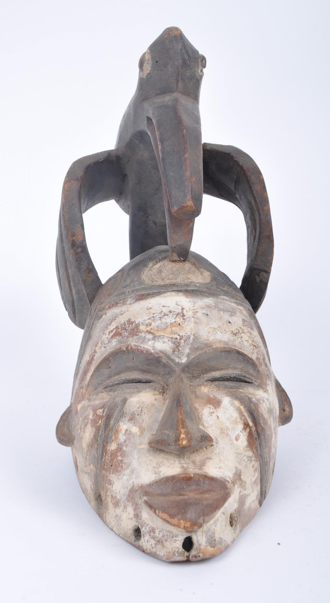 EARLY 20TH CENTURY WEST AFRICAN NIGERIAN IGBO TRIBAL MASK - Bild 2 aus 4