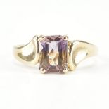 HALLMARKED 9CT GOLD & AMETRINE RING