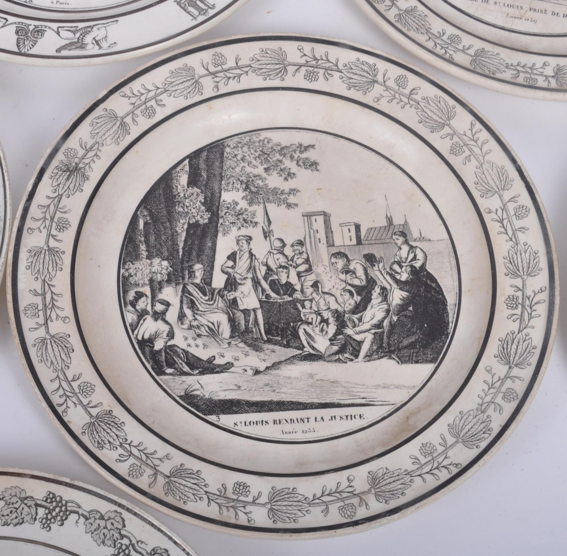 COLLECTION OF ASSORTED MONOCHROME GLAZED PLATES - Image 6 of 11