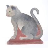 20TH CENTURY HAND PAINTED FOLK ART CAT