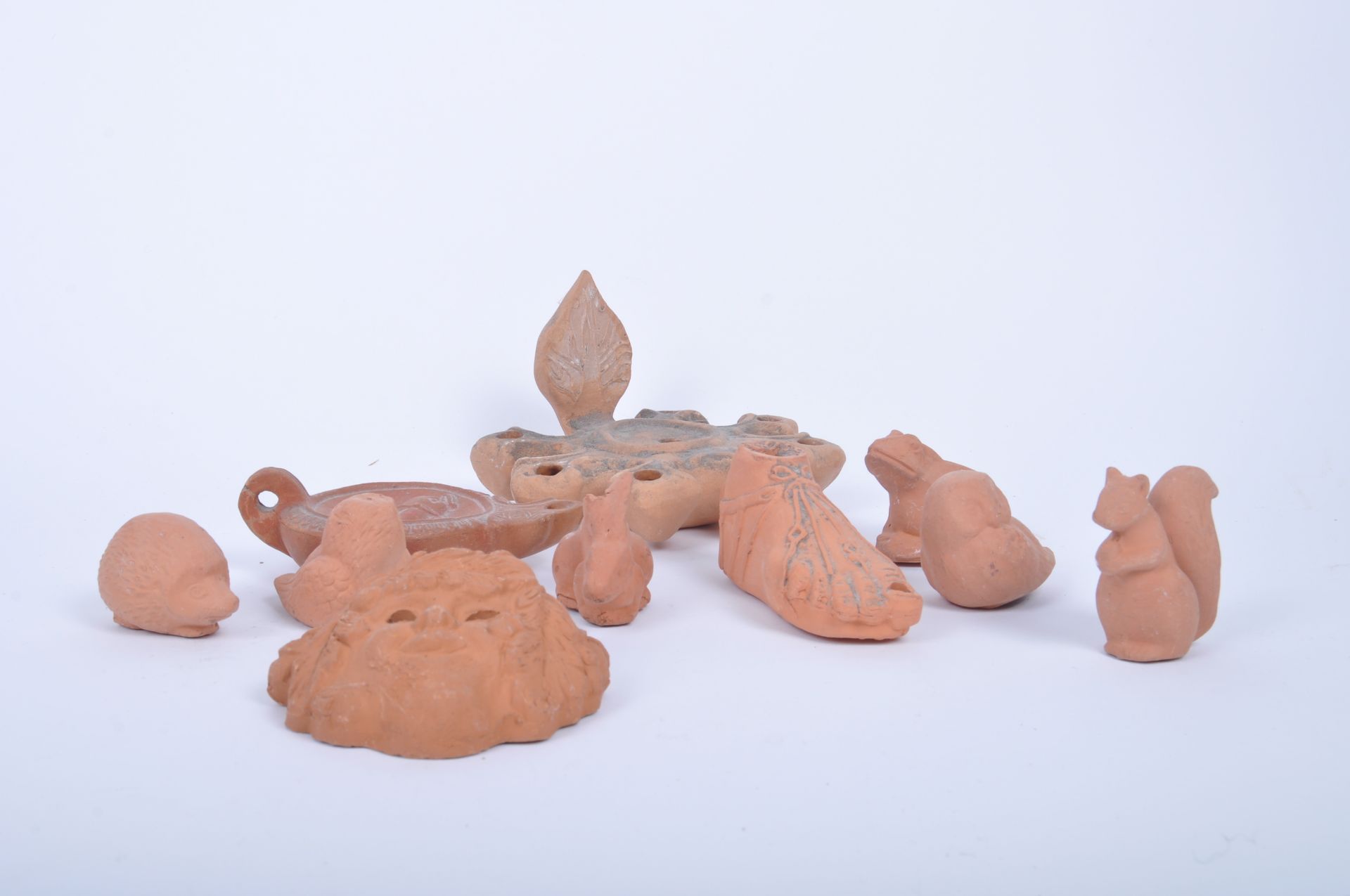 COLLECTION OF TERRACOTTA ANIMALS AND SCULPTURES - Image 2 of 5