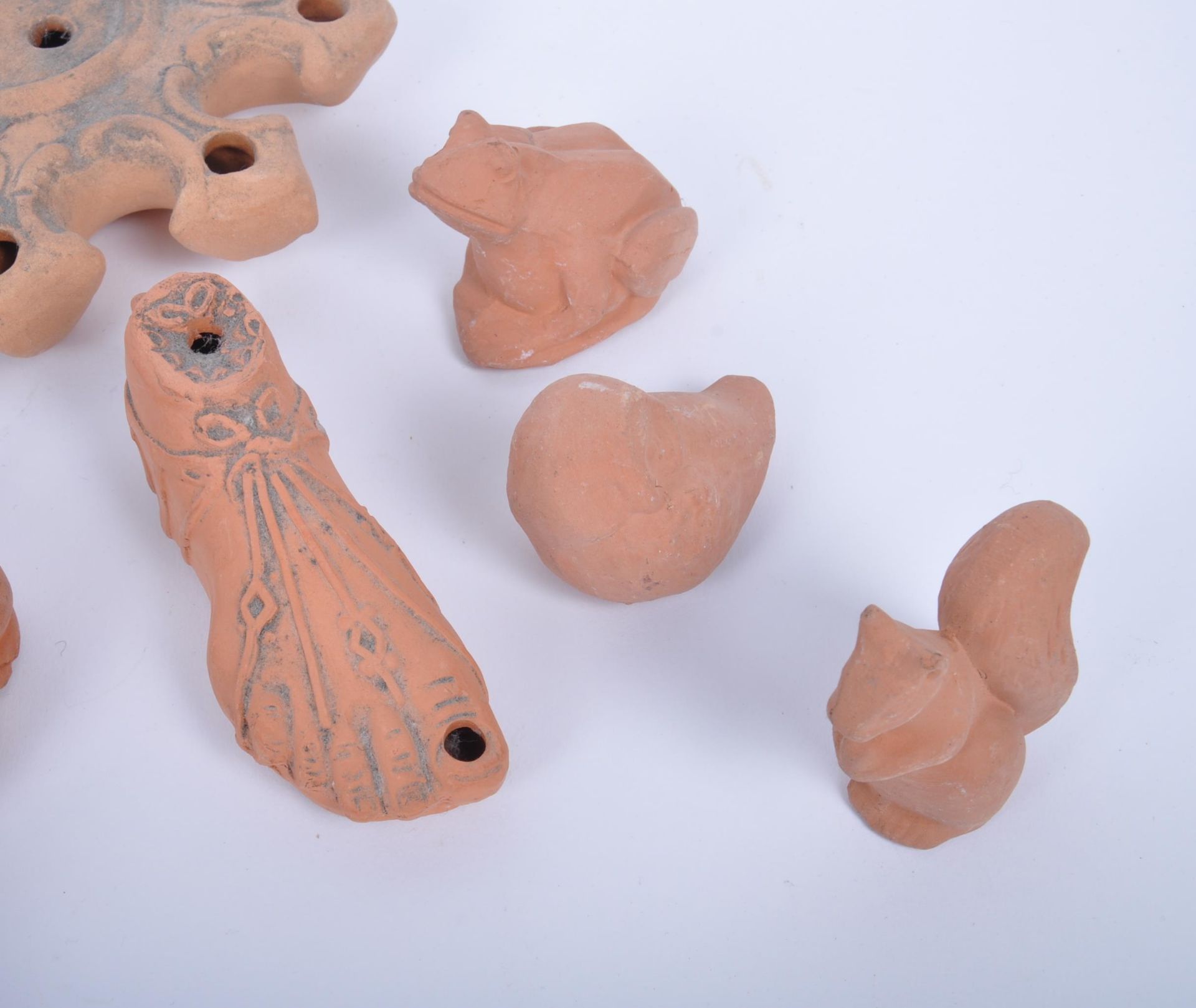 COLLECTION OF TERRACOTTA ANIMALS AND SCULPTURES - Image 3 of 5
