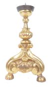 TWENTIETH CENTURY BAROQUE CHURCH ALTAR CANDLE HOLDER