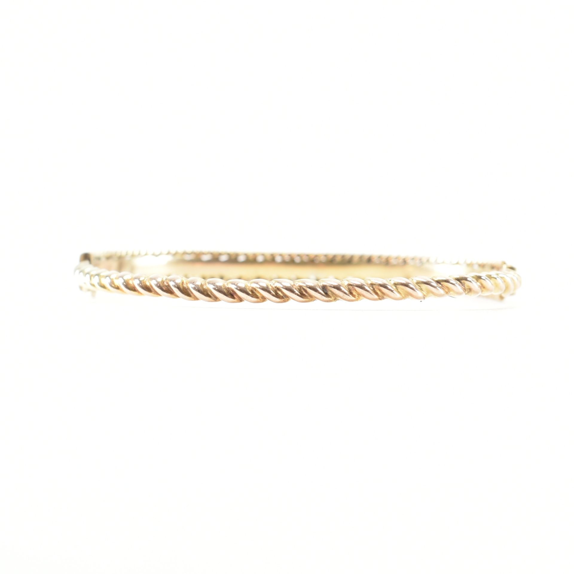 VICTORIAN HALLMARKED 9CT GOLD BANGLE - Image 4 of 7