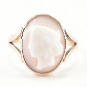 ANTIQUE GOLD CAMEO RING