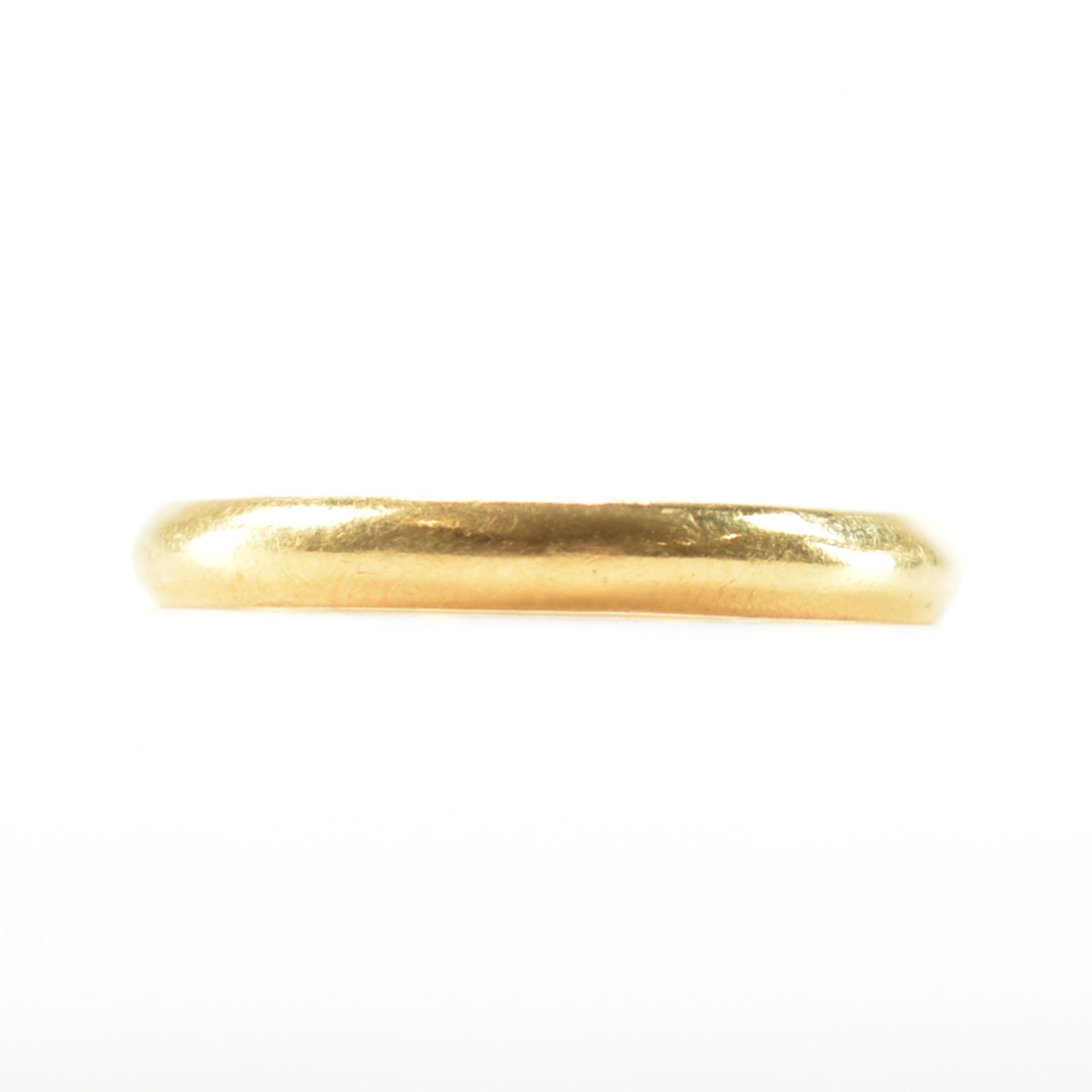 HALLMARKED 22CT GOLD BAND RING - Image 3 of 6