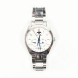 ARMAND NICOLET TRAMELAN STAINLESS STEEL WRISTWATCH