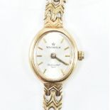 HALLMARKED 9CT GOLD SOVEREIGN COCKTAIL WRISTWATCH