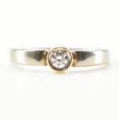 14CT GOLD & DIAMOND SOLITAIRE RING