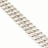 HALLMARKED SILVER CURB LINK CHAIN NECKLACE