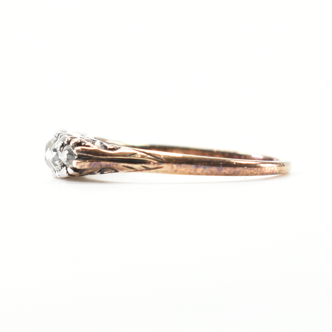 18CT GOLD FIVE STONE DIAMOND RING - Image 2 of 9