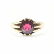 GOLD & GARNET RING