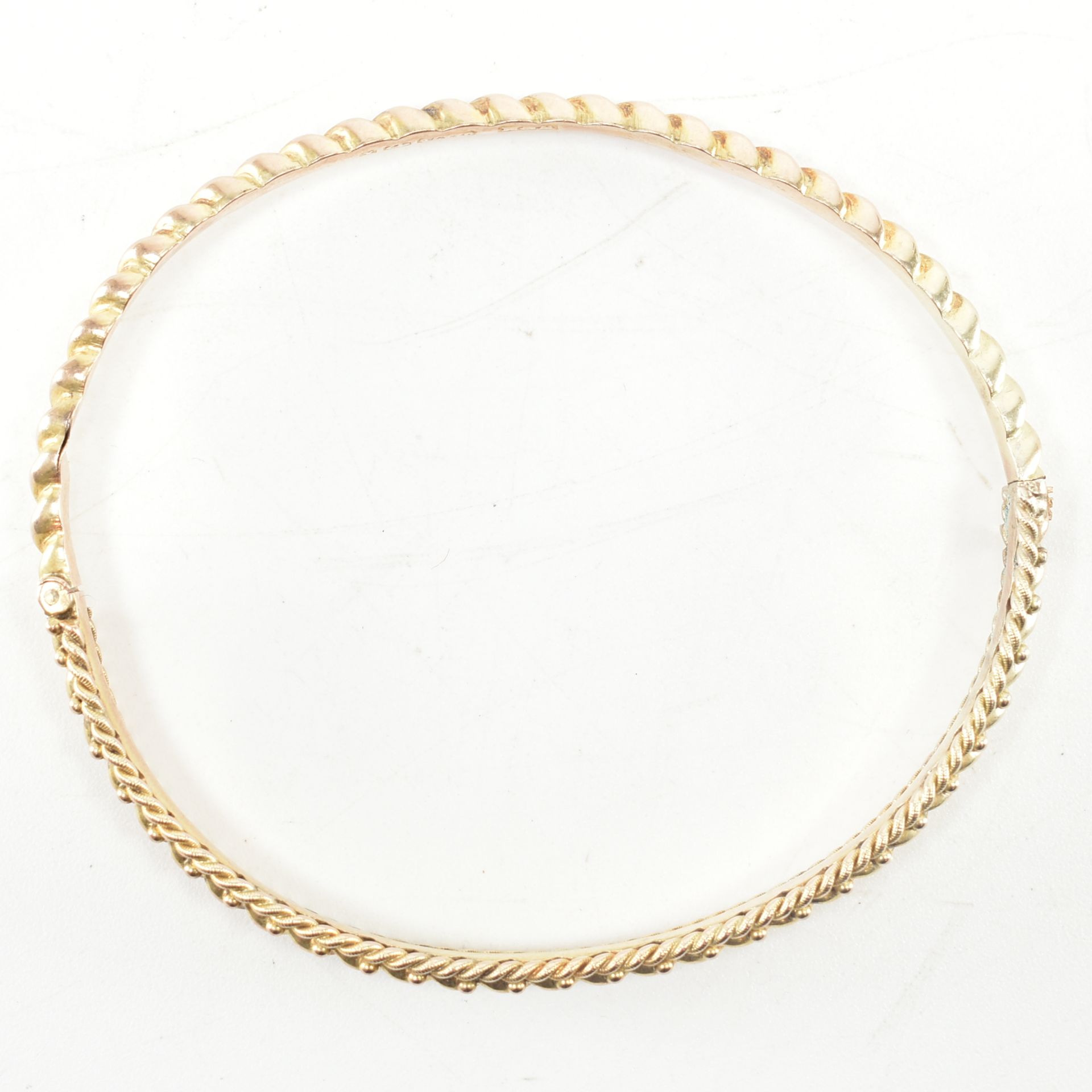 VICTORIAN HALLMARKED 9CT GOLD BANGLE