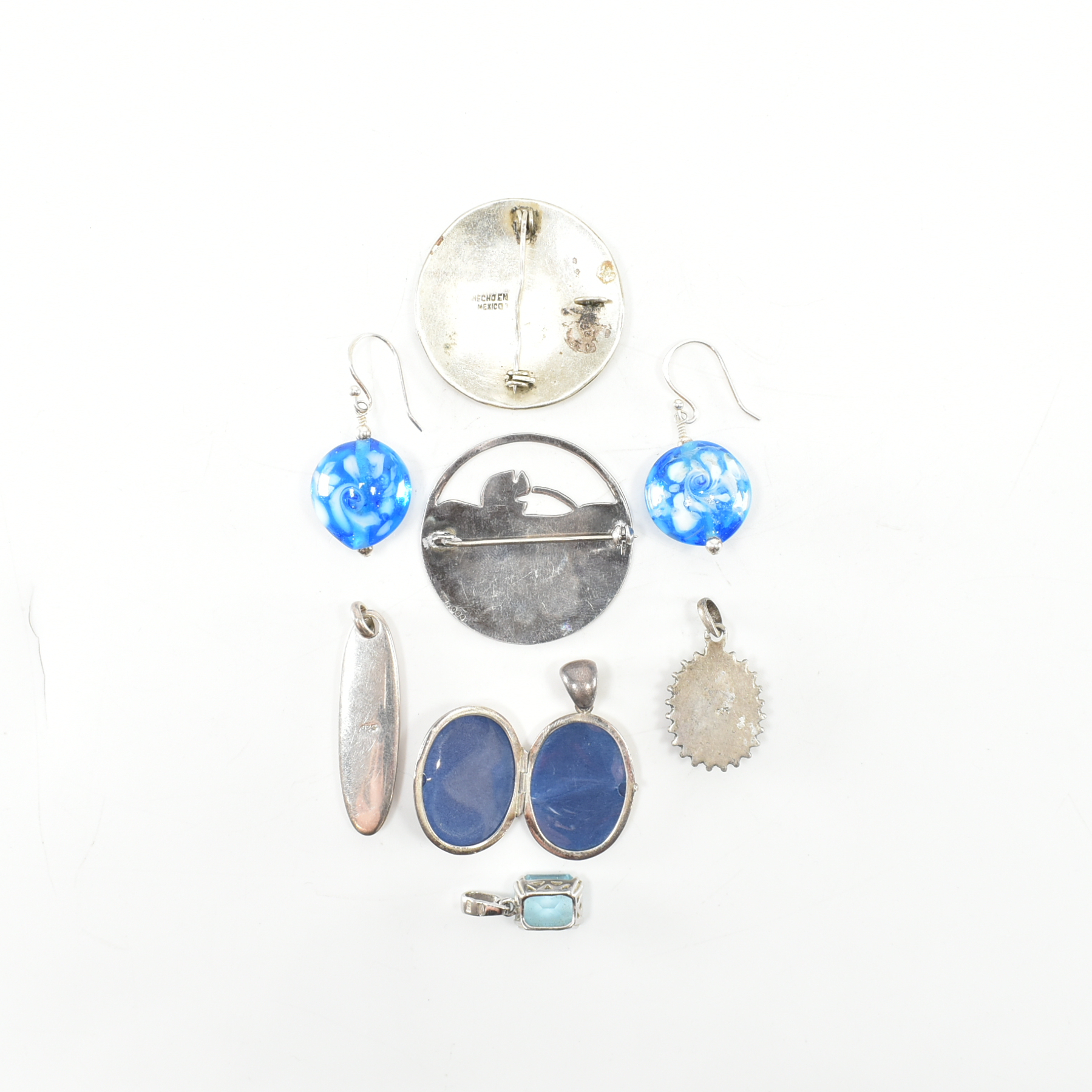 COLLECTION OF ASSORTED SILVER JEWELLERY - Image 4 of 7
