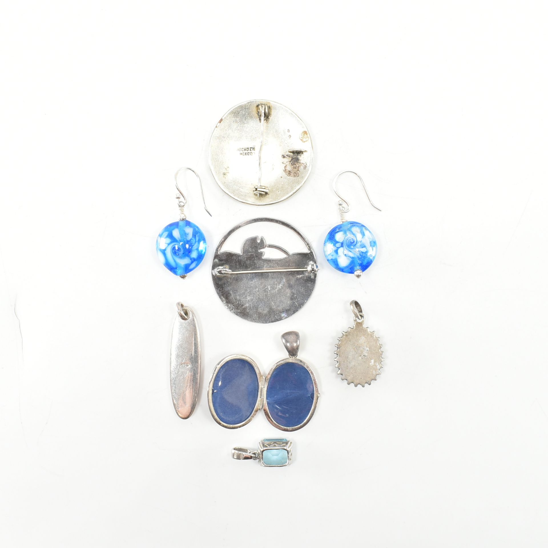 COLLECTION OF ASSORTED SILVER JEWELLERY - Image 4 of 7