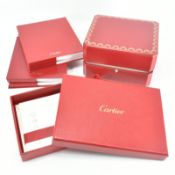 COLLECTION OF ASSORTED CARTIER BOXES & STATIONERY
