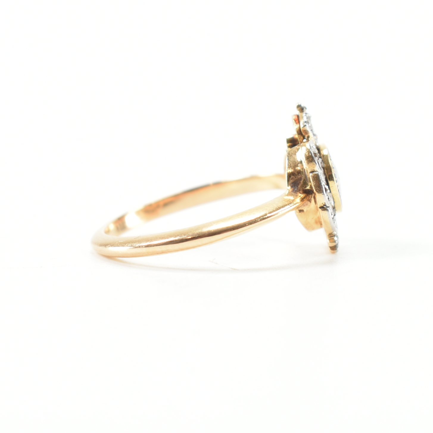 GEORGE VI GOLD & DIAMOND MILITARY SWEETHEART RING - Image 5 of 7