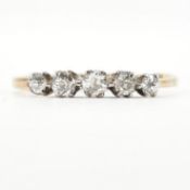 18CT GOLD DIAMOND FIVE STONE RING