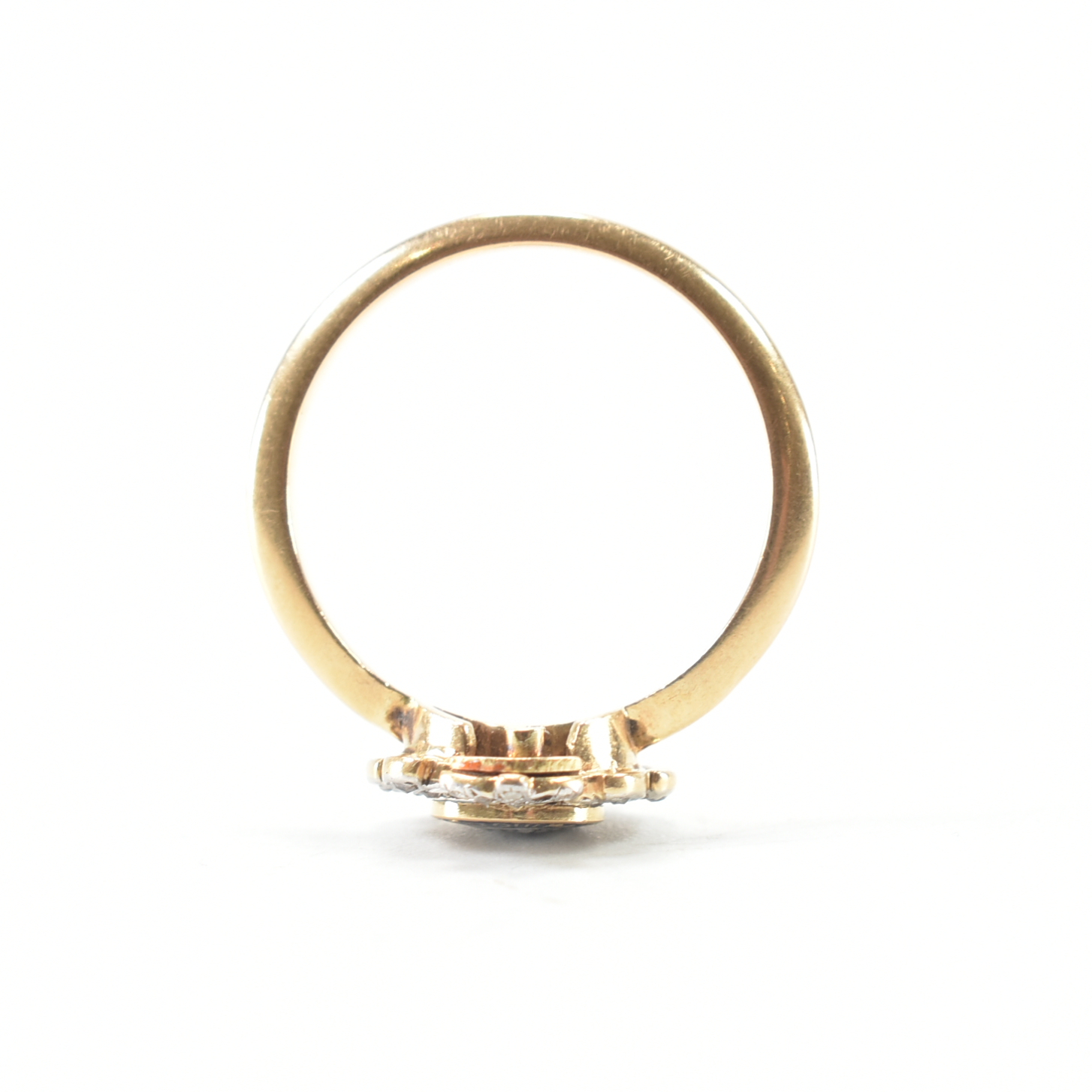 GEORGE VI GOLD & DIAMOND MILITARY SWEETHEART RING - Image 6 of 7