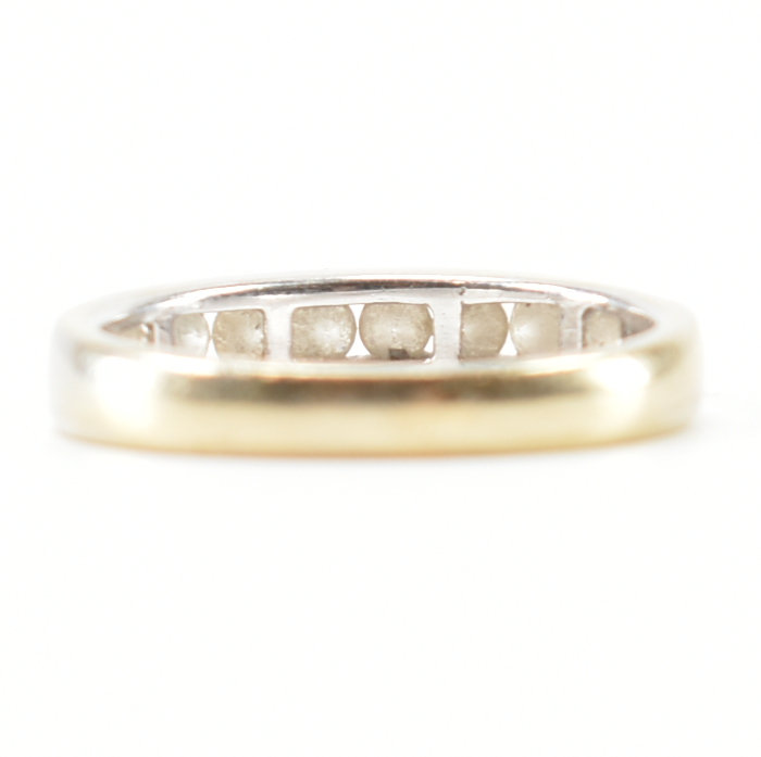 18CT WHITE GOLD & DIAMOND HALF ETERNITY RING - Image 4 of 8